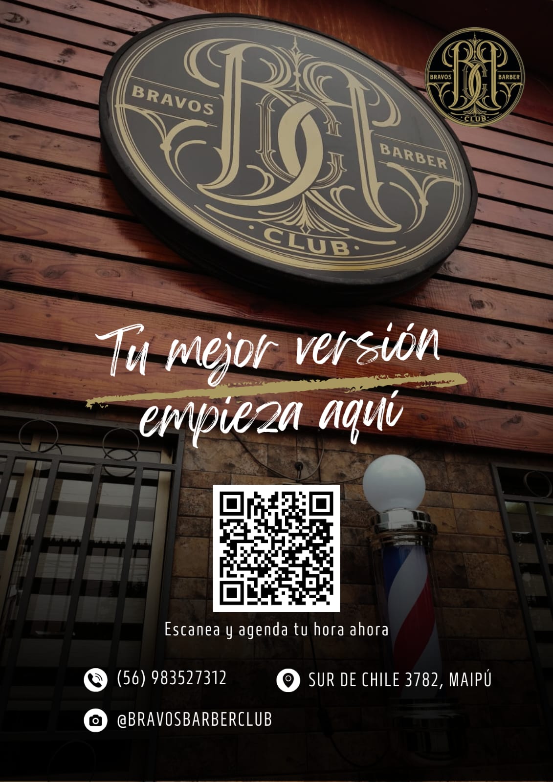 Flyer Bravos Barber Club