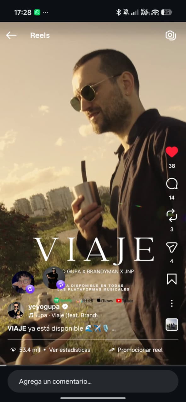 Yeyo Gupa · VIAJE Reel